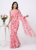 Load image into Gallery viewer, High Quality Garden Vareli Printed Nara Chiffon Saree