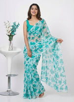 Load image into Gallery viewer, High Quality Garden Vareli Printed Nara Chiffon Saree