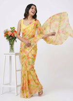 Load image into Gallery viewer, High Quality Garden Vareli Printed Nara Chiffon Saree