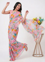 Load image into Gallery viewer, High Quality Garden Vareli Printed Nara Chiffon Saree