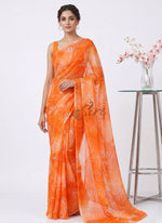 Load image into Gallery viewer, High Quality Garden Vareli Printed Nara Chiffon Saree