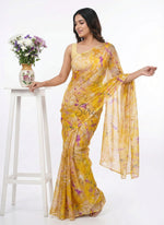 Load image into Gallery viewer, High Quality Garden Vareli Printed Nara Chiffon Saree