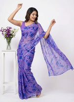 Load image into Gallery viewer, High Quality Garden Vareli Printed Nara Chiffon Saree