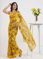 Load image into Gallery viewer, High Quality Garden Vareli Printed Nara Chiffon Saree
