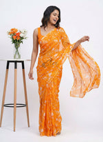 Load image into Gallery viewer, High Quality Garden Vareli Printed Nara Chiffon Saree