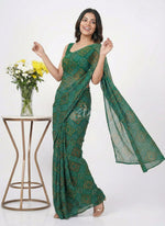 Load image into Gallery viewer, High Quality Garden Vareli Printed Nara Chiffon Saree