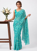 Load image into Gallery viewer, High Quality Garden Vareli Printed Nara Chiffon Saree