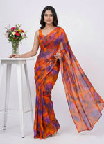 Load image into Gallery viewer, High Quality Garden Vareli Printed Nara Chiffon Saree