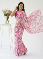 Load image into Gallery viewer, High Quality Garden Vareli Printed Nara Chiffon Saree