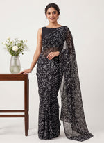 Load image into Gallery viewer, High Quality Garden Vareli Printed Nara Chiffon Saree