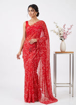 Load image into Gallery viewer, High Quality Garden Vareli Printed Nara Chiffon Saree