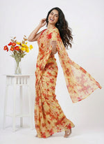 Load image into Gallery viewer, High Quality Garden Vareli Printed Nara Chiffon Saree