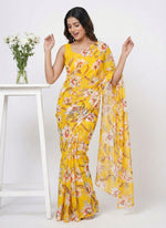 Load image into Gallery viewer, High Quality Garden Vareli Printed Nara Chiffon Saree