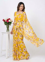 Load image into Gallery viewer, High Quality Garden Vareli Printed Nara Chiffon Saree