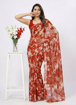 Load image into Gallery viewer, High Quality Garden Vareli Printed Nara Chiffon Saree