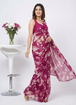 Load image into Gallery viewer, High Quality Garden Vareli Printed Nara Chiffon Saree