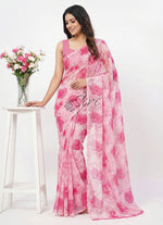 Load image into Gallery viewer, High Quality Garden Vareli Printed Nara Chiffon Saree