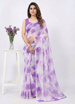 Load image into Gallery viewer, High Quality Garden Vareli Printed Nara Chiffon Saree