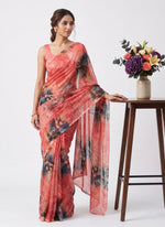 Load image into Gallery viewer, High Quality Garden Vareli Printed Nara Chiffon Saree
