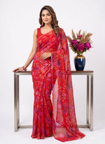 Load image into Gallery viewer, High Quality Garden Vareli Printed Nara Chiffon Saree