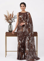 Load image into Gallery viewer, High Quality Garden Vareli Printed Nara Chiffon Saree