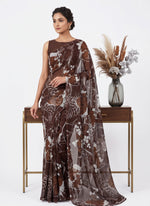 Load image into Gallery viewer, High Quality Garden Vareli Printed Nara Chiffon Saree