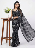 Load image into Gallery viewer, High Quality Garden Vareli Printed Nara Chiffon Saree
