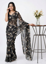 Load image into Gallery viewer, High Quality Garden Vareli Printed Nara Chiffon Saree