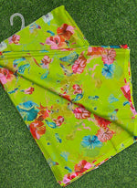 Load image into Gallery viewer, Elegant Garden Vareli Printed Nara Chiffon Saree