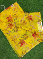 Load image into Gallery viewer, Light Weight Garden Vareli Printed Nara Chiffon Saree