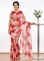 Load image into Gallery viewer, Light Weight Garden Vareli Printed Nara Chiffon Saree