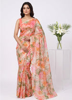 Load image into Gallery viewer, High Quality Garden Vareli Printed Nara Chiffon Saree