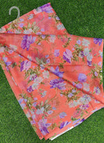Load image into Gallery viewer, High Quality Garden Vareli Printed Nara Chiffon Saree without Blouse