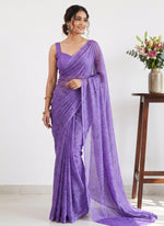 Load image into Gallery viewer, Garden Vareli Printed Nara Chiffon Saree without Blouse