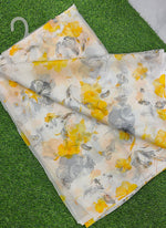 Load image into Gallery viewer, Garden Vareli Printed Nara Chiffon Saree without Blouse