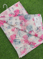 Load image into Gallery viewer, Garden Vareli Printed Nara Chiffon Saree without Blouse