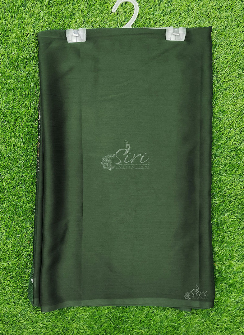 Beautiful Garden Vareli Plain Nara Chiffon Saree