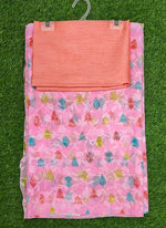 Load image into Gallery viewer, Beautiful Garden Vareli Printed Summer Roganza Saree with Blouse