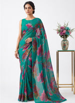 Load image into Gallery viewer, Garden Vareli Super Nara Chiffon Saree without Blouse