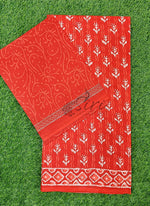 Load image into Gallery viewer, Elegant Soft Printed Pure Cotton Saree