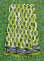 Load image into Gallery viewer, Beautiful Bhagru Print Pure Cotton Saree