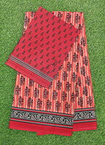 Load image into Gallery viewer, Beautiful Bhagru Print Pure Cotton Saree