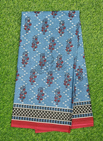 Load image into Gallery viewer, Beautiful Bhagru Print Pure Cotton Saree