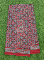Load image into Gallery viewer, Ajrakh Print Pure Cotton Saree