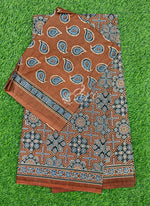 Load image into Gallery viewer, Ajrakh Print Pure Cotton Saree