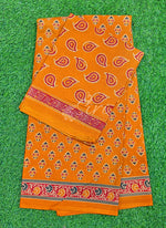 Load image into Gallery viewer, Bhagru Print Pure Soft Cotton Saree
