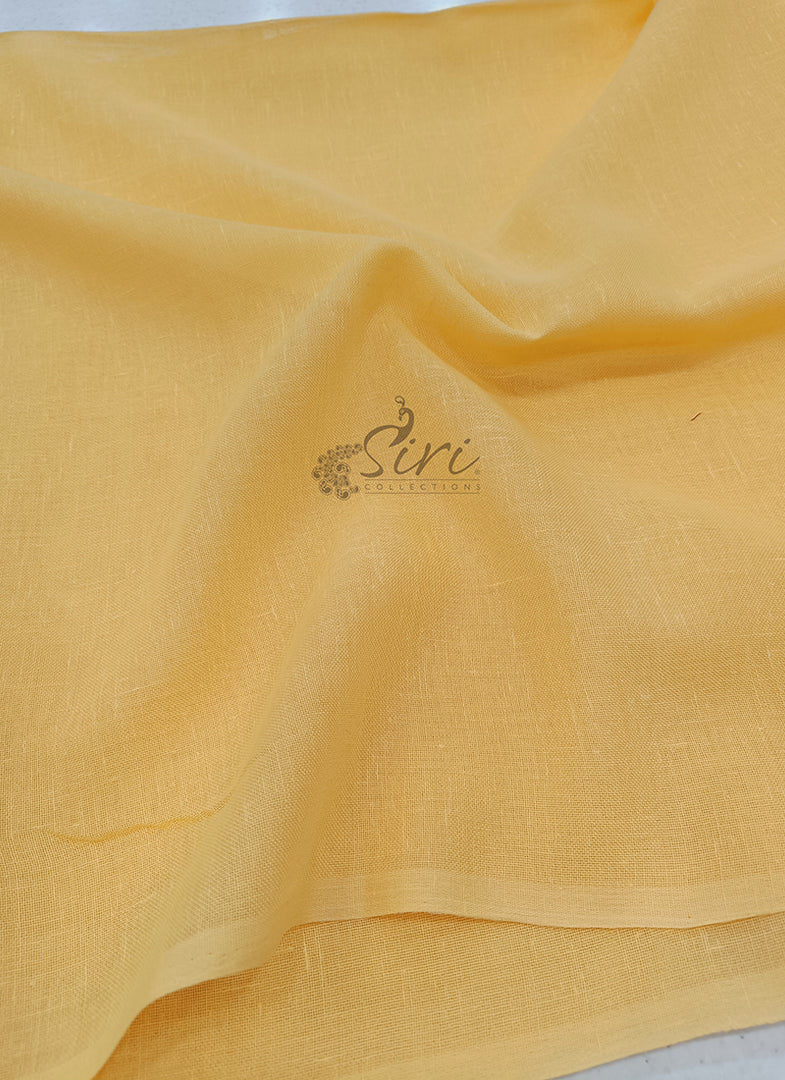 Elegant Plain Linen Fabric