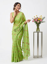 Load image into Gallery viewer, Beautiful Designer Jute Silk Saree