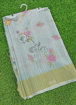 Load image into Gallery viewer, Lovely Digital Print Jute Gicha Silk Saree