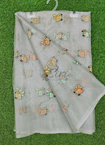 Load image into Gallery viewer, Lovely Organza Saree in Cute Birds Design